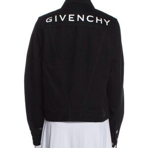 Givenchy Black Jacket with White Logo